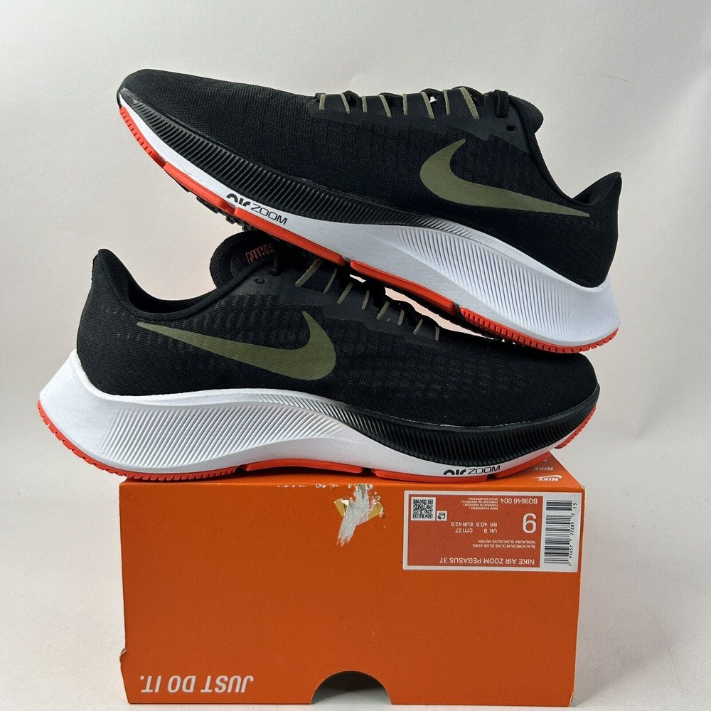 Nike Shoes Air Zoom Pegasus 37 “Black Medium Olive Green” 2024